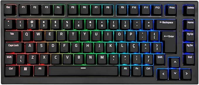 TECLADO AKKO MG75 ABNT2 PRETO SWITCH SILVER V3 PRO