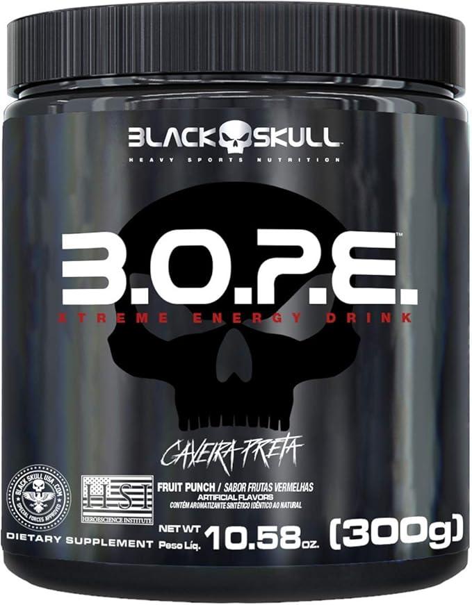 B.O.P.E Pré Treino - 300G Frutas Vermelhas - Black Skull, Black Skull