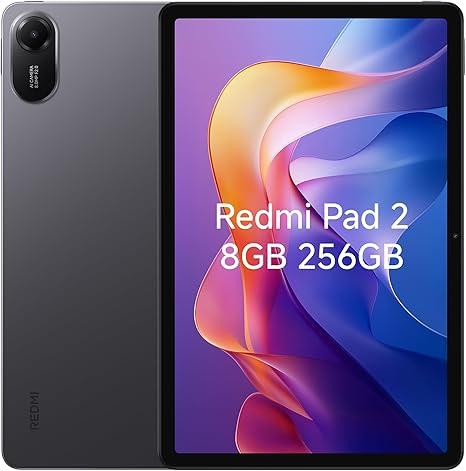 Xiaomi Redmi Pad 2 apenas WiFi (sem chamadas ou texto) 27.9 cm 2.5K Octa Core 4 alto-falantes ROM global 9000mAh Bluetooth 5.3 8MP modelo 25040RP0AL (cinza grafite, 256 GB + 8 GB)